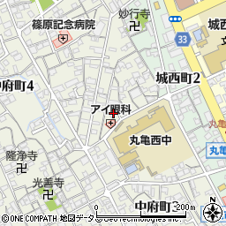 四国ガスサービスショップ　丸亀営業所周辺の地図