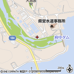 香川県広域水道企業団　広域送水管理センター管理課綾川浄水場周辺の地図