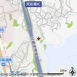 広島県呉市天応塩谷町8-28周辺の地図