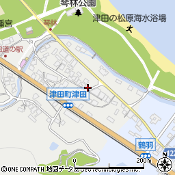 香川県さぬき市津田町津田18周辺の地図