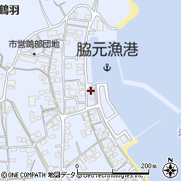 津田町漁業協同組合　鶴羽支所周辺の地図