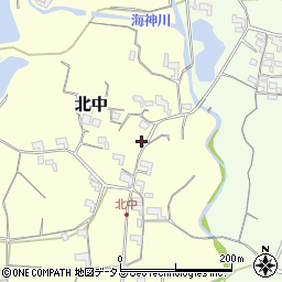 和歌山県紀の川市北中260周辺の地図