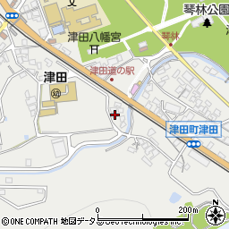 香川県さぬき市津田町津田105-9周辺の地図