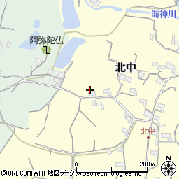 和歌山県紀の川市北中307周辺の地図