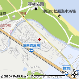 香川県さぬき市津田町津田18-8周辺の地図