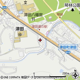 香川県さぬき市津田町津田105-8周辺の地図