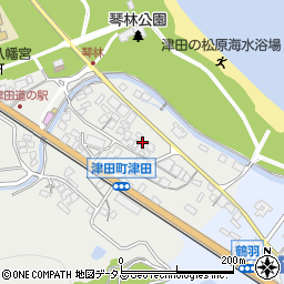 香川県さぬき市津田町津田18-4周辺の地図