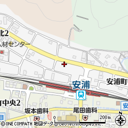 広島ガス呉販売株式会社　安浦営業所周辺の地図