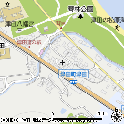 香川県さぬき市津田町津田28周辺の地図