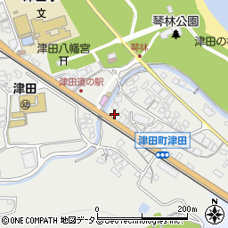 香川県さぬき市津田町津田99-3周辺の地図