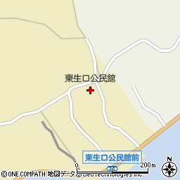 東生口公民館周辺の地図