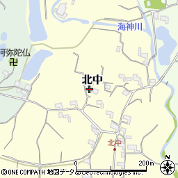 和歌山県紀の川市北中290周辺の地図