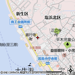 広島県尾道市因島土生町塩浜南区1897-25周辺の地図