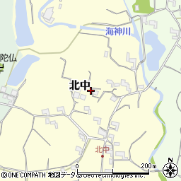 和歌山県紀の川市北中293周辺の地図