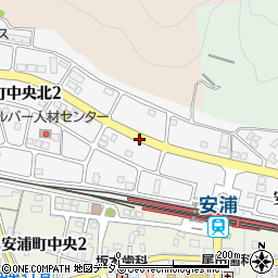 広島県呉市安浦町中央北周辺の地図