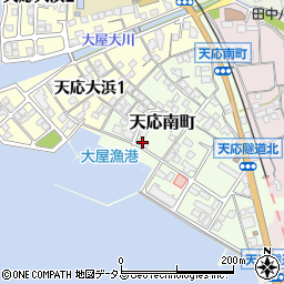 ラメール天応　八番館周辺の地図