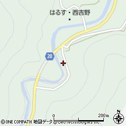 奈良県五條市西吉野町城戸398周辺の地図