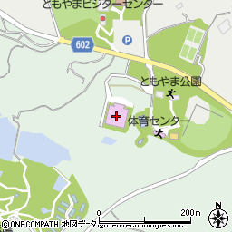 志摩市ともやま公園多目的屋内運動場周辺の地図