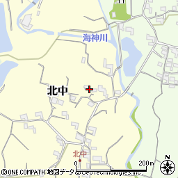 和歌山県紀の川市北中342周辺の地図