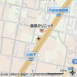 香川県高松市中間町25周辺の地図