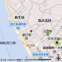 広島県尾道市因島土生町塩浜南区1897周辺の地図