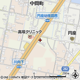 香川県高松市中間町10周辺の地図