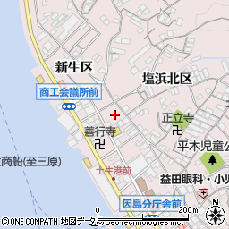 広島県尾道市因島土生町塩浜南区1897-4周辺の地図