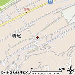 和歌山県伊都郡かつらぎ町寺尾周辺の地図
