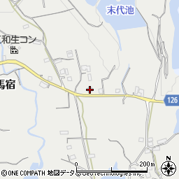 和歌山県紀の川市馬宿346周辺の地図