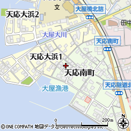 広島県呉市天応南町周辺の地図
