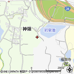 和歌山県紀の川市神領周辺の地図