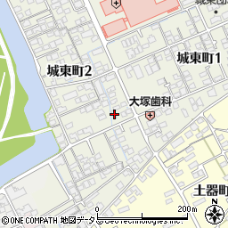 梶原工業株式会社　作業場周辺の地図