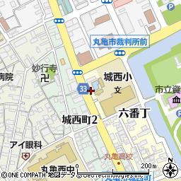 香川県丸亀市六番丁3周辺の地図