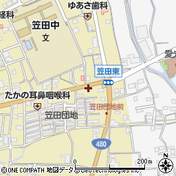 和歌山県伊都郡かつらぎ町笠田東196-4周辺の地図