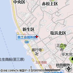 広島県尾道市因島土生町塩浜南区1894-2周辺の地図