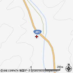 山口県下関市豊田町大字一ノ俣1444周辺の地図