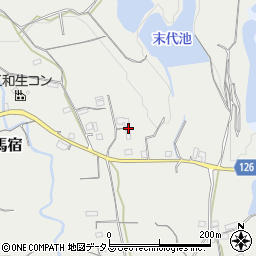 和歌山県紀の川市馬宿341周辺の地図