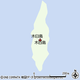 木臼島周辺の地図
