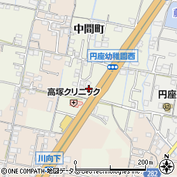 香川県高松市中間町22周辺の地図