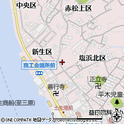 広島県尾道市因島土生町塩浜南区1893周辺の地図