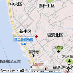 広島県尾道市因島土生町塩浜南区1893-12周辺の地図