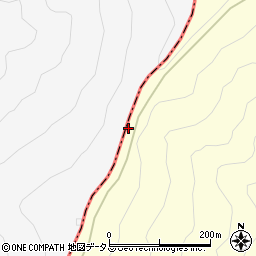 春日越周辺の地図