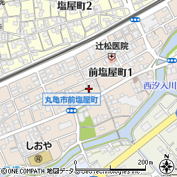 香川県丸亀市前塩屋町周辺の地図