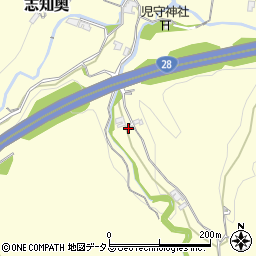 兵庫県南あわじ市志知奥522周辺の地図