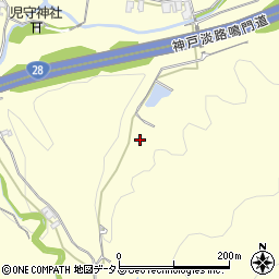 兵庫県南あわじ市志知奥183周辺の地図