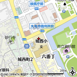 香川県丸亀市六番丁12周辺の地図