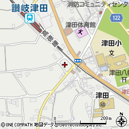 香川県さぬき市津田町津田138-41周辺の地図