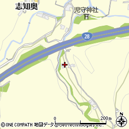 兵庫県南あわじ市志知奥518周辺の地図