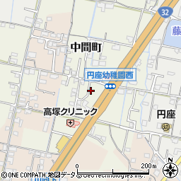 香川県高松市中間町36-24周辺の地図