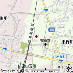 香川県高松市出作町605周辺の地図